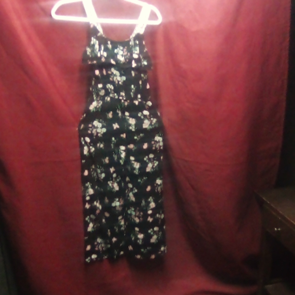 Romper floral brand name between large